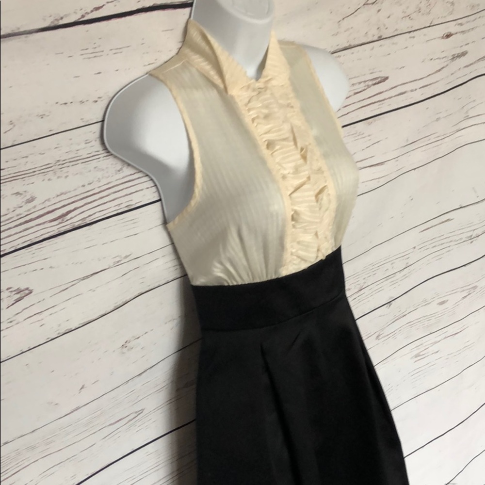 xxi Black & Cream Fancy Dress Sz M